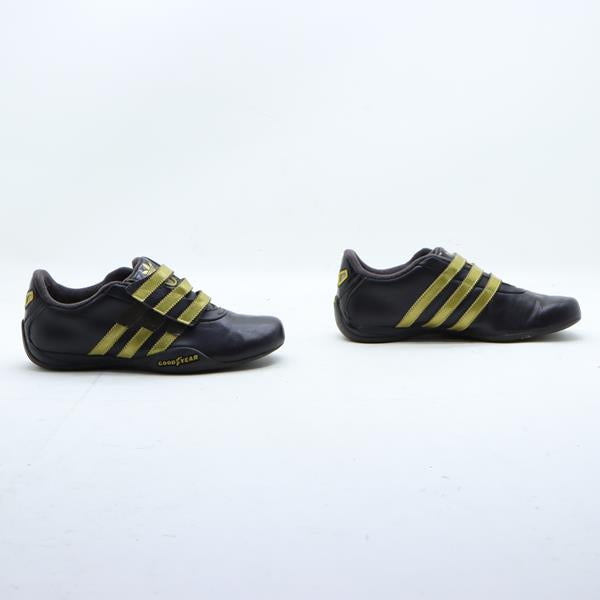 Adidas Goodyear Sneakers Nero e Oro EU 38 Donna Vintage Clothing Shop