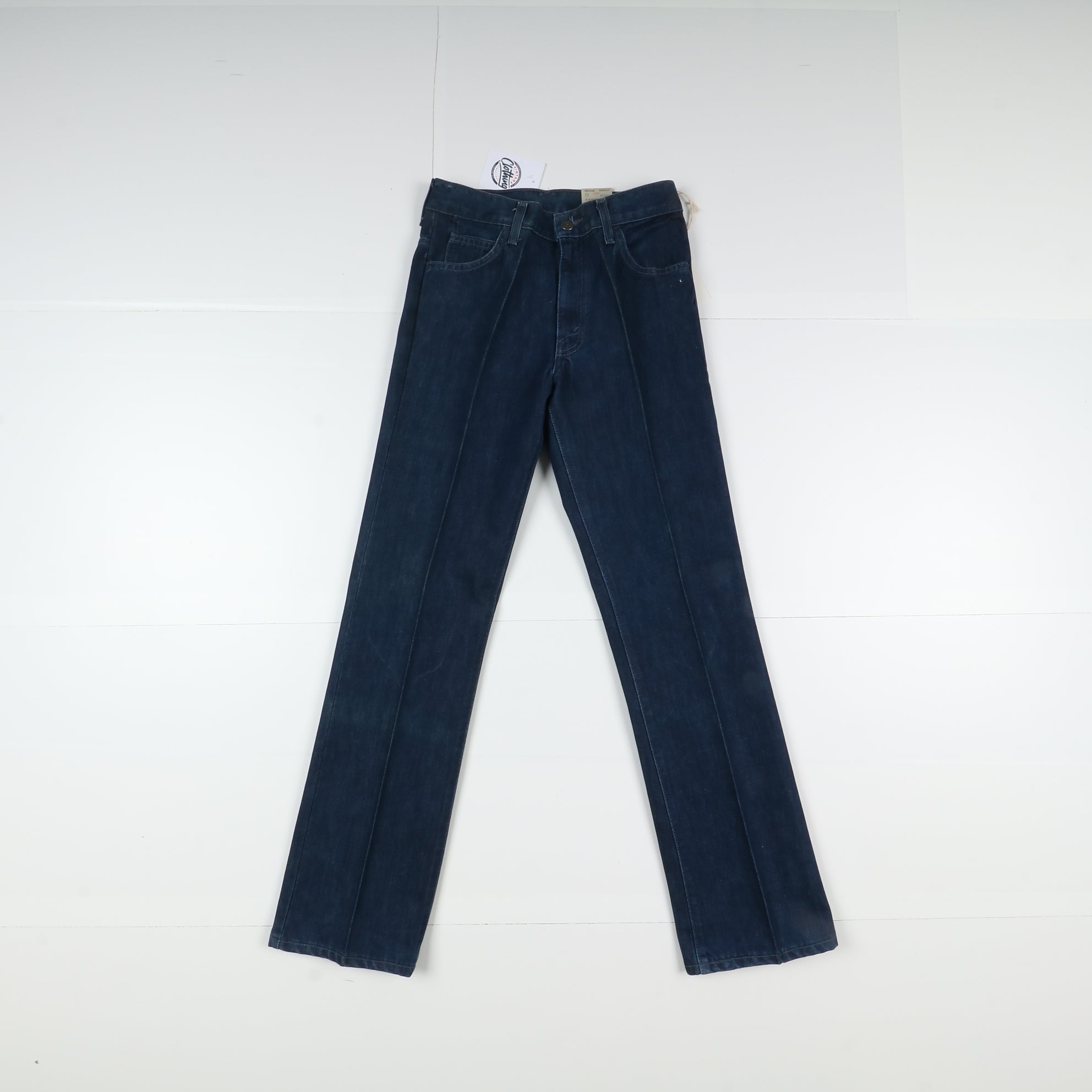 Levi s 566 Sta Prest Straight Leg Jeans W28 L32 Denim Uomo Vita Alta D Vintage Clothing Shop