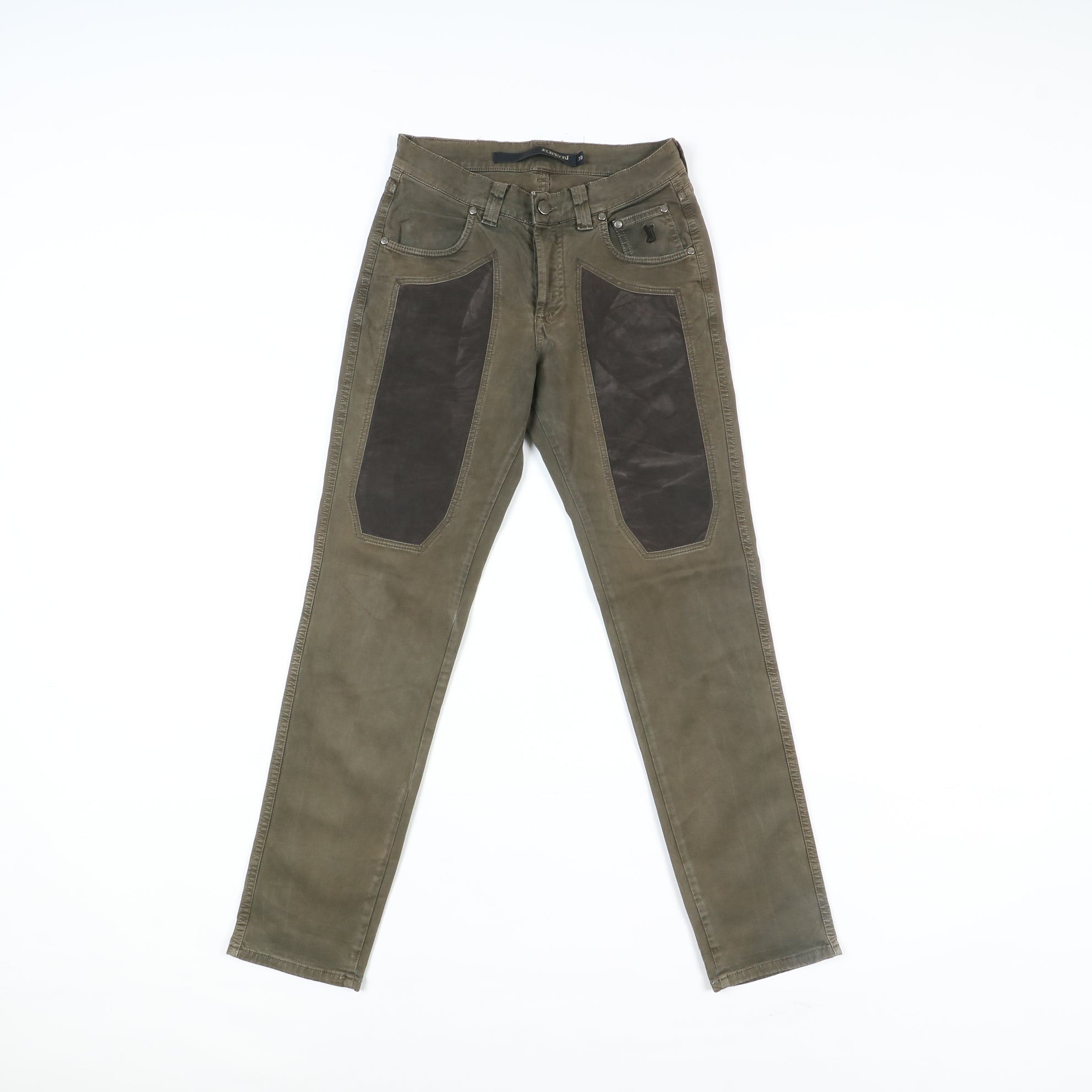 Jeckerson Jeans W30 Verde Unisex Vintage Clothing Shop