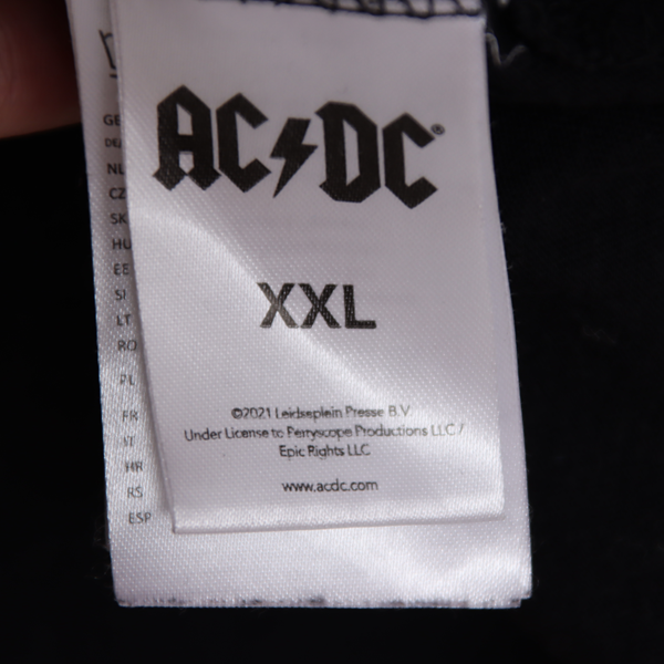 AC DC t-shirt nera taglia XXL unisex