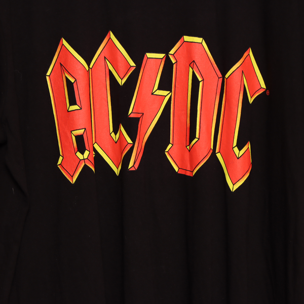 AC DC t-shirt vintage nera taglia XXL unisex