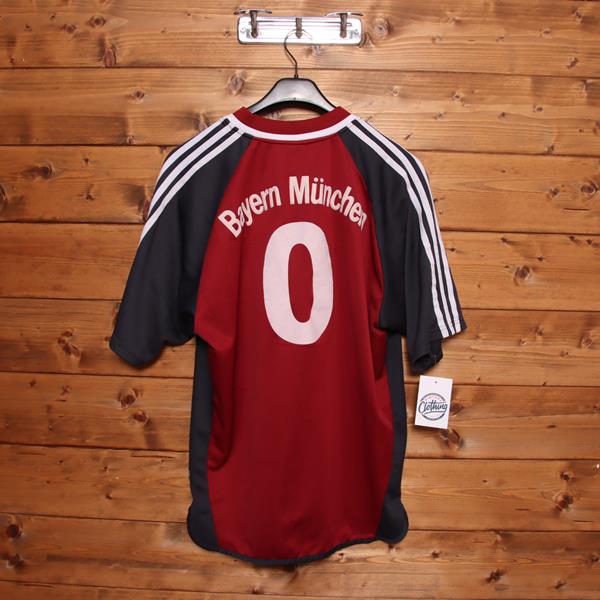 Adidas Bayern Monaco maglia da calcio bordeaux e nera taglia L uomo Vintage Clothing Shop