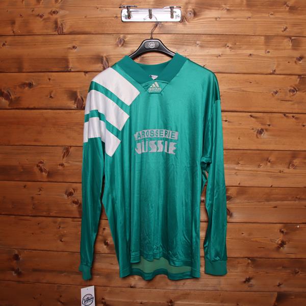 Adidas Karosserie Nussle maglia da calcio verde taglia XL uomo