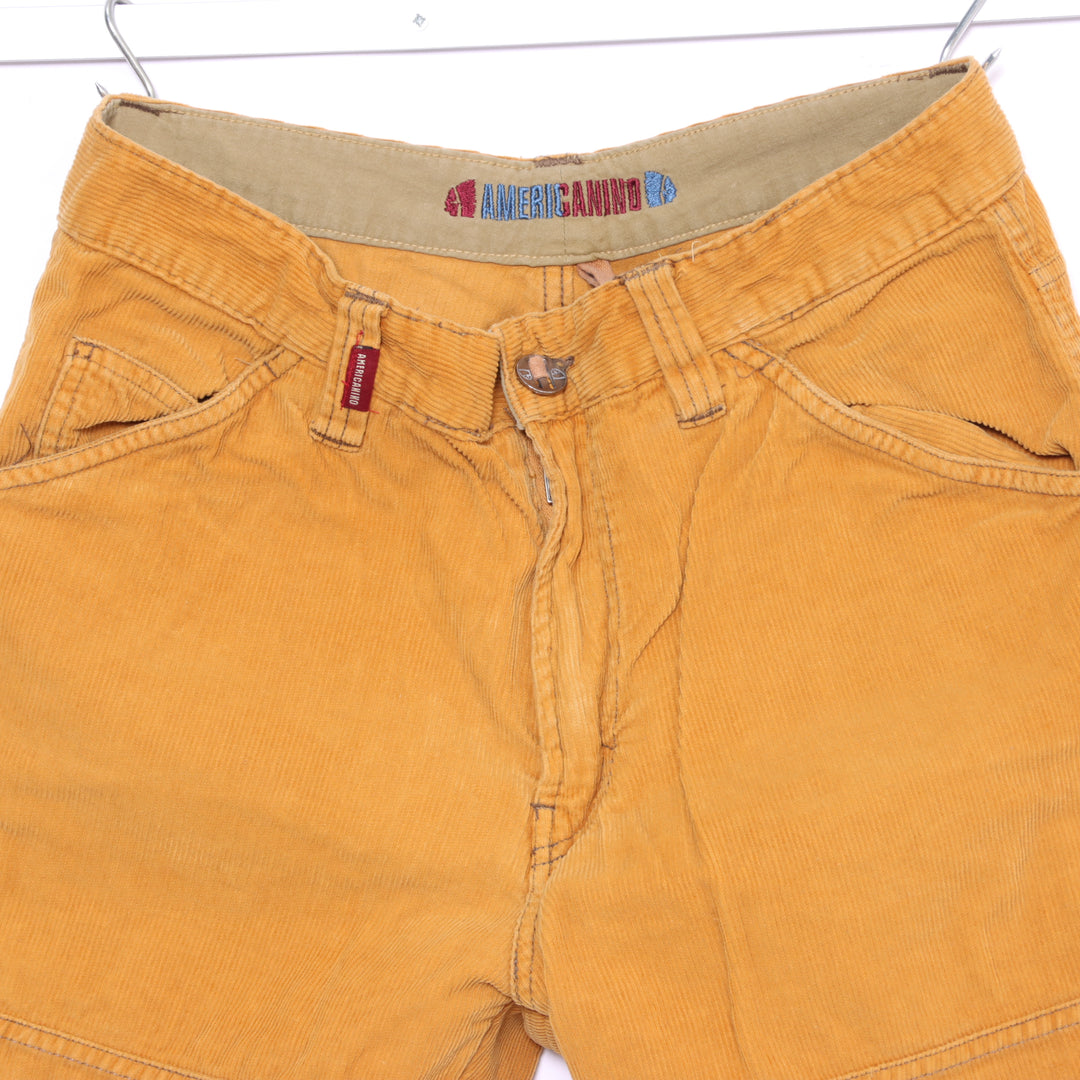 Americanino Jeans in Velluto Arancione Taglia 46 Uomo