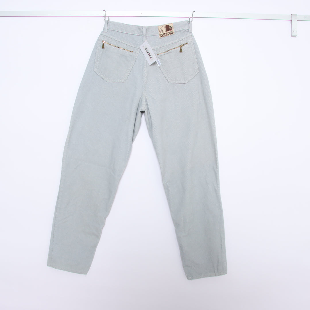 Americanino Jeans in Velluto Grigio W28 Donna