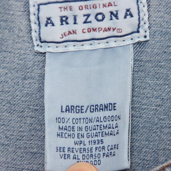 Arizona salopette di jeans custom denim taglia L uomo