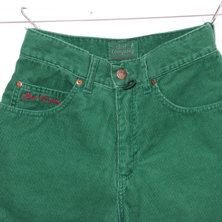 Best Company Jeans in Velluto Verde W28 Donna