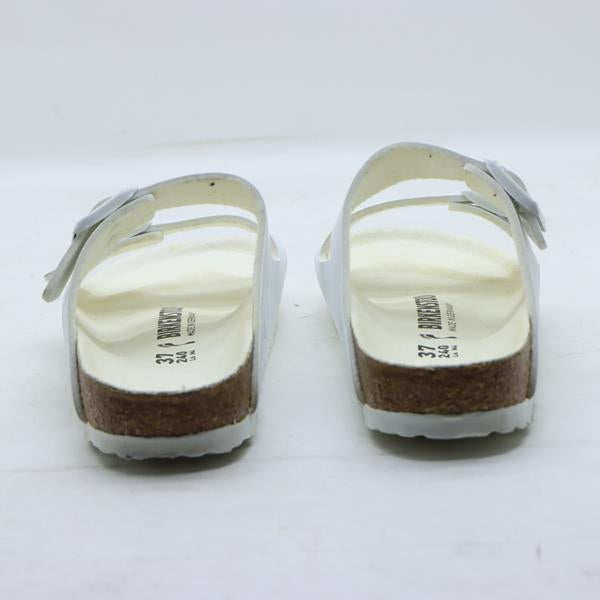 Birkenstock Arizona sandalo bianco in pelle EU 37 donna