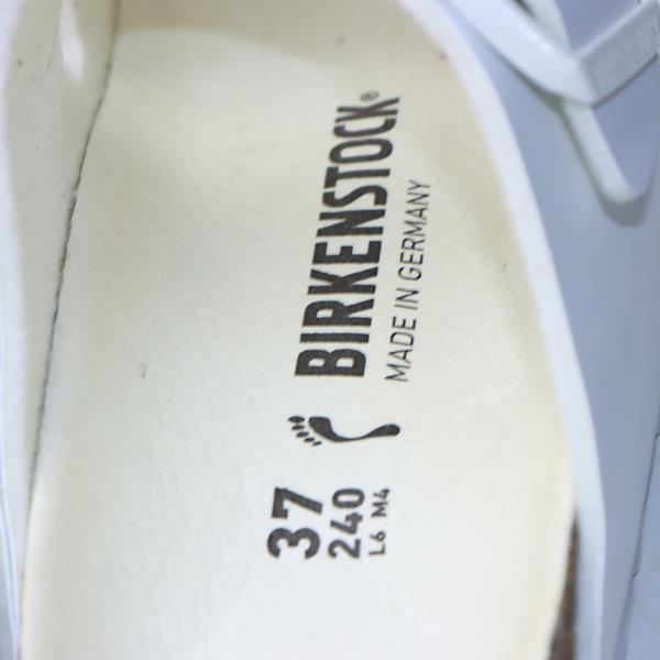 Birkenstock Arizona sandalo bianco in pelle EU 37 donna