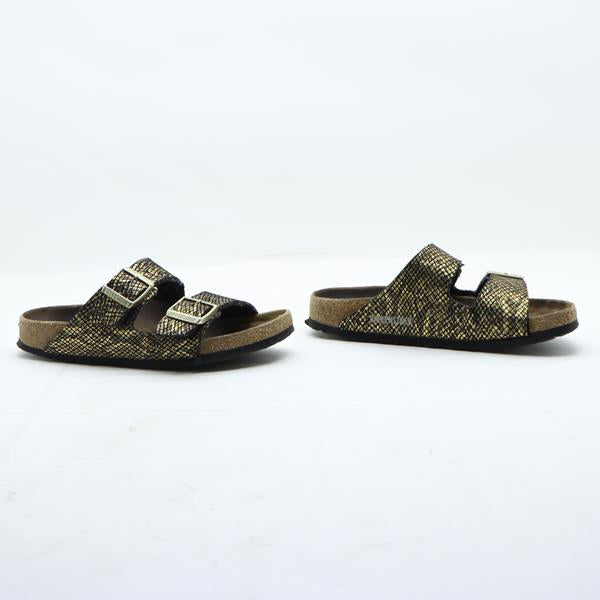 Birkenstock Arizona sandalo nero e nero in microfibra EU 38 donna