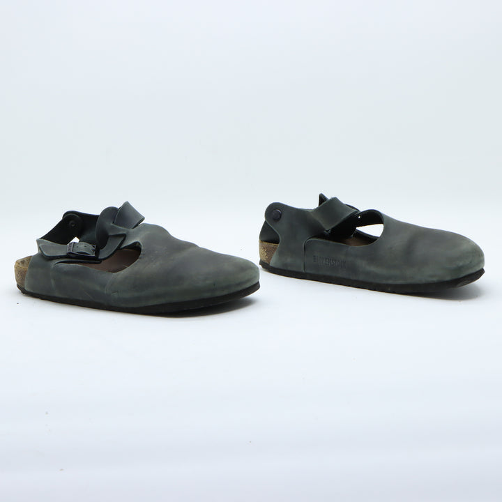 Birkenstock Bonn Sandalo Verde in Pelle EU 40 Uomo