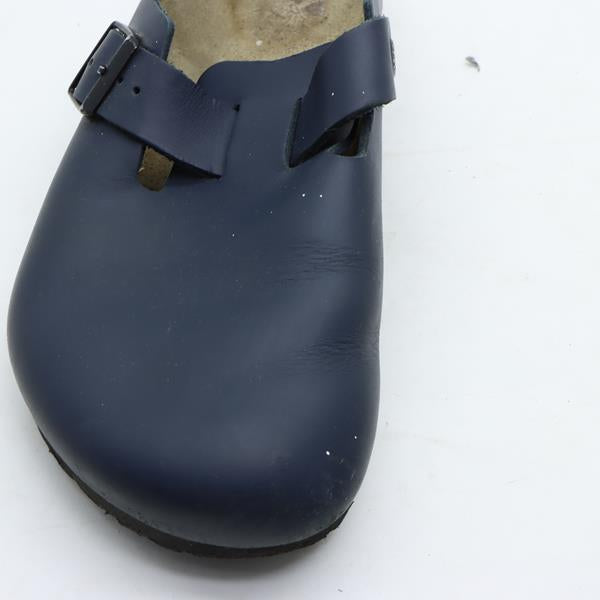 Birkenstock Boston sabot blu in pelle EU 41 unisex