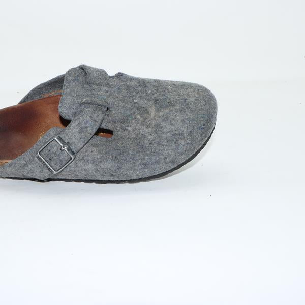 Birkenstock Boston sabot grigio in tessuto EU 41 unisex