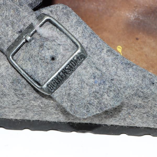 Birkenstock Boston sabot grigio in tessuto EU 41 unisex