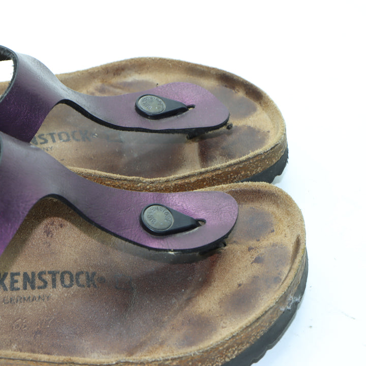 Birkenstock Gizeh Sandalo Viola in Birko Flor EU 37 Donna