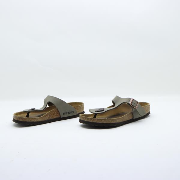 Birkenstock Gizeh sandalo grigio in pelle EU 37 donna