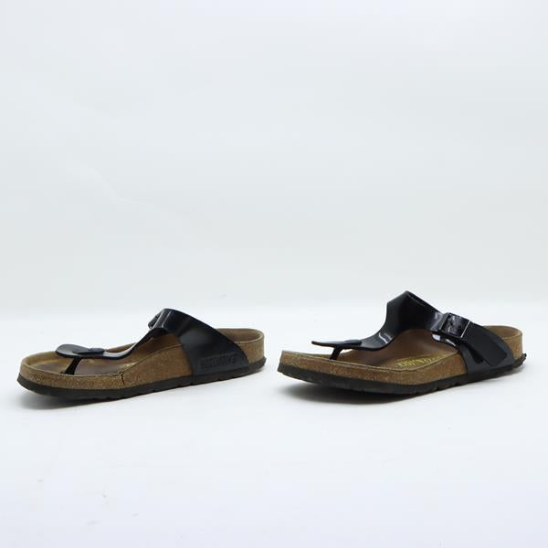 Birkenstock Gizeh sandalo nero in pelle EU 37 donna