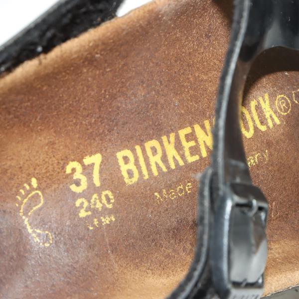 Birkenstock Gizeh sandalo nero in pelle EU 37 donna