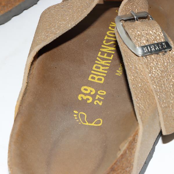 Birkenstock Gizeh sandalo cipria in pelle EU 39 donna