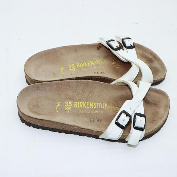 Birkenstock Ibiza sandalo bianco in pelle EU 35 donna