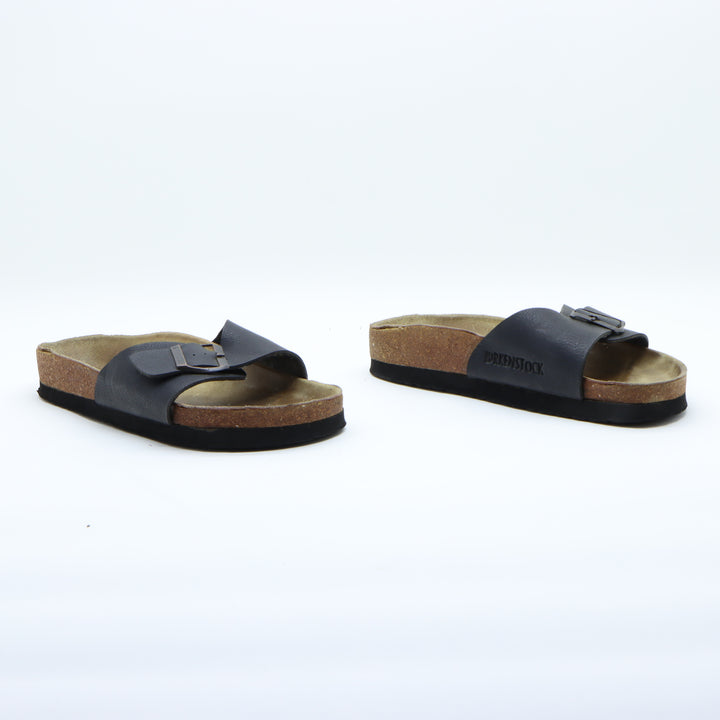 Birkenstock Madrid Sandalo Nero in Pelle EU 40 Unisex