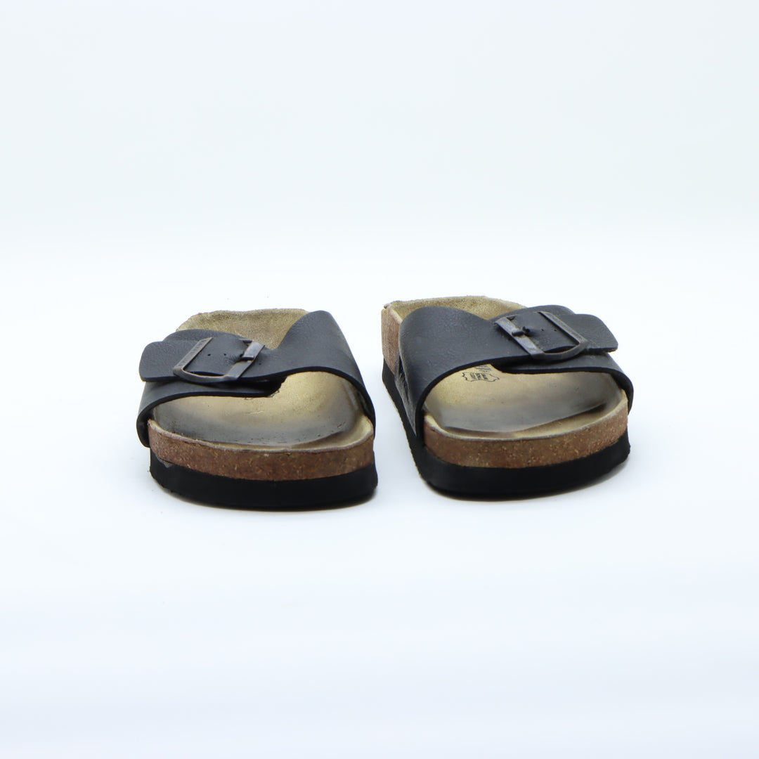 Birkenstock Madrid Sandalo Nero in Pelle EU 40 Unisex