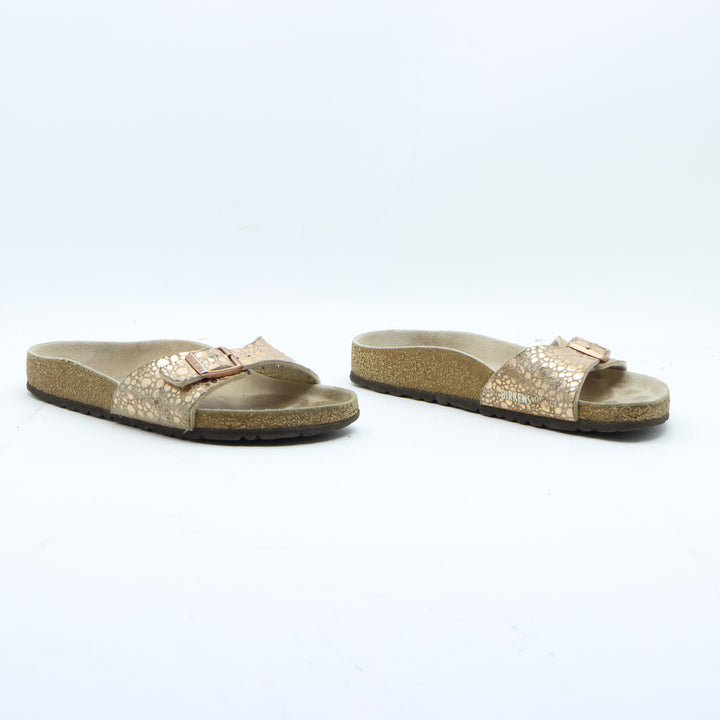 Birkenstock Madrid Sandalo Rame in Birko Flor EU 36 Donna