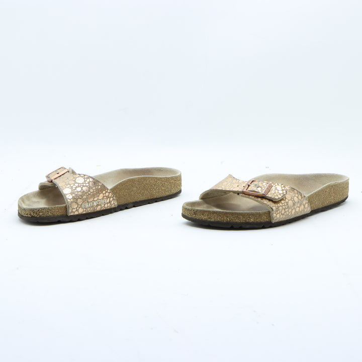 Birkenstock Madrid Sandalo Rame in Birko Flor EU 36 Donna