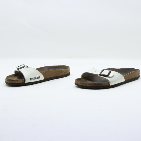 Birkenstock Madrid sandalo bianco in microfibra EU 38 donna