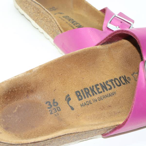 Birkenstock Madrid sandalo fucsia in pelle EU 36 donna