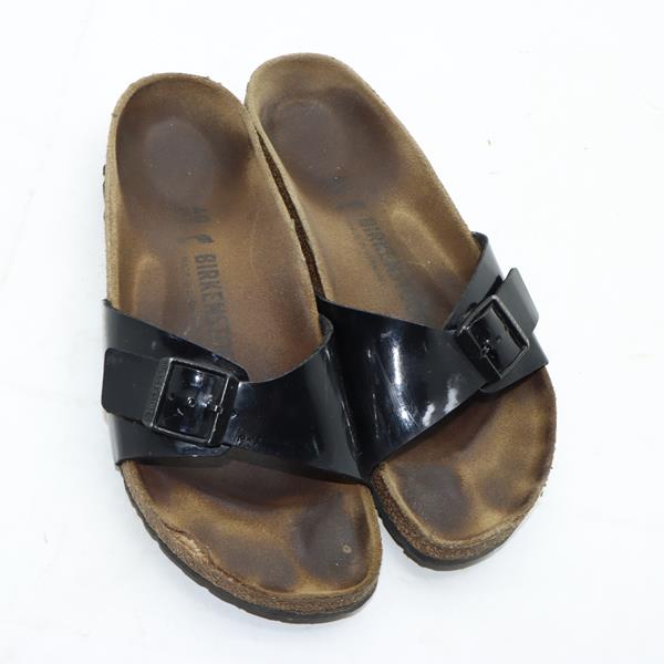 Birkenstock Madrid sandalo nero in microfibra EU 40 unisex