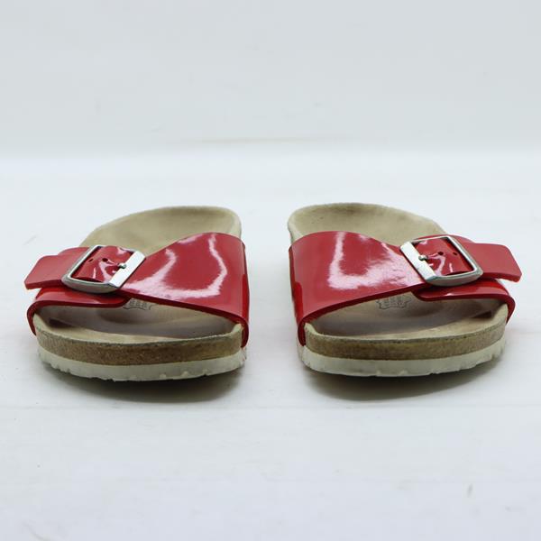 Birkenstock Madrid sandalo rosso in pelle EU 40 unisex