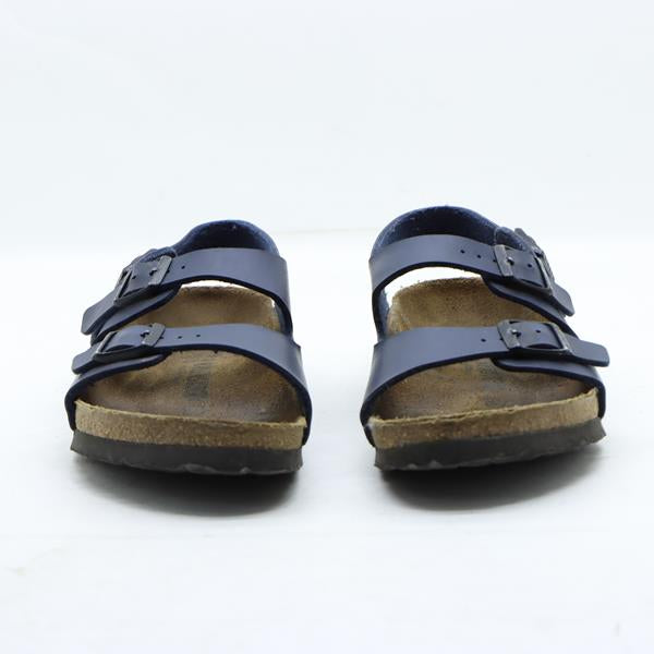 Birkenstock New York sandalo blu in pelle EU 39 unisex