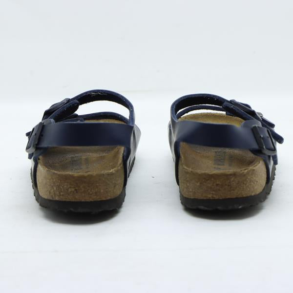 Birkenstock New York sandalo blu in pelle EU 39 unisex