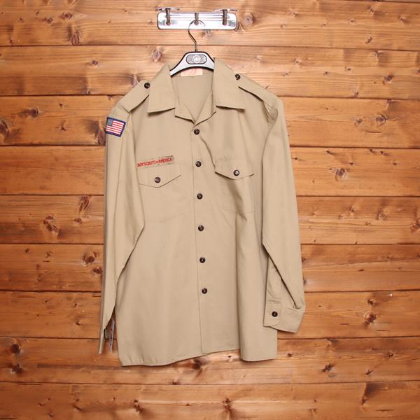 Boyscouts of America camicia beige taglia L unisex