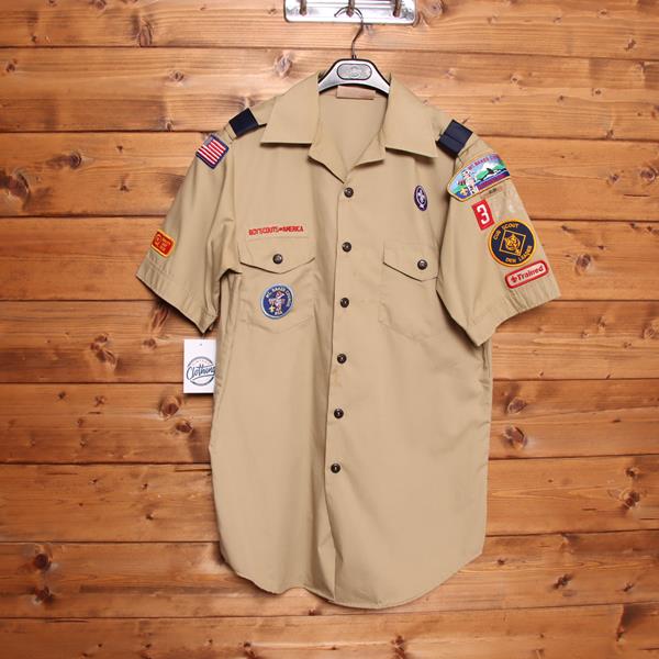 Boyscouts of America camicia beige taglia M unisex made in USA