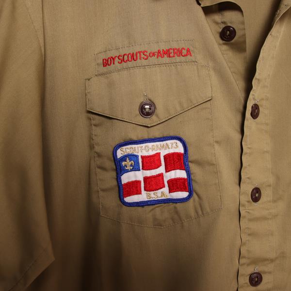 Boyscouts of America camicia verde taglia L unisex