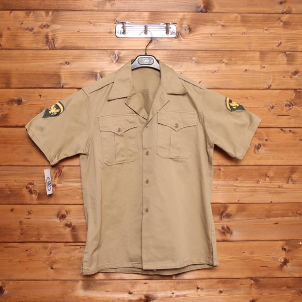 Camicia militare beige taglia M uomo