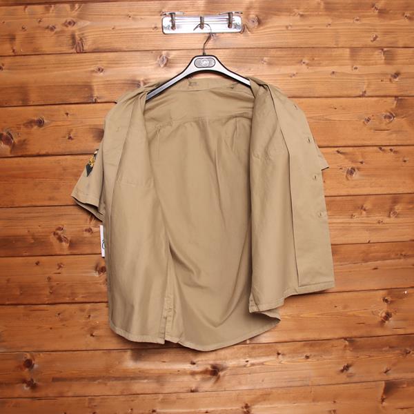 Camicia militare beige taglia M uomo