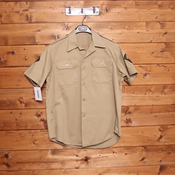 Camicia militare beige taglia M uomo