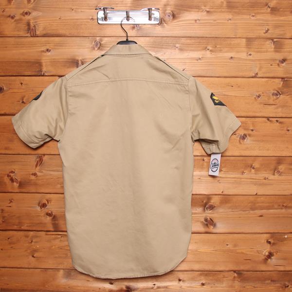 Camicia militare beige taglia M uomo