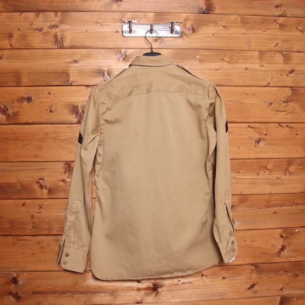 Camicia militare beige taglia M uomo