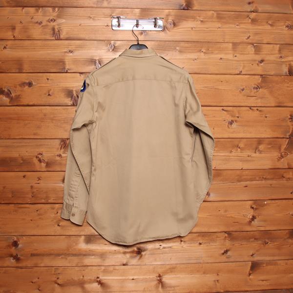 Camicia militare beige taglia M uomo