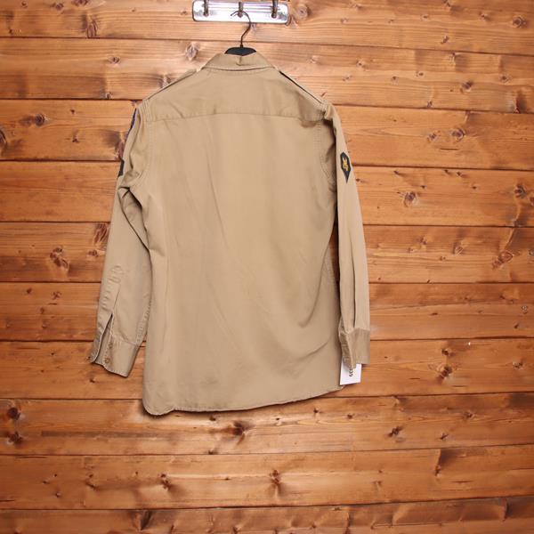 Camicia militare beige taglia M uomo