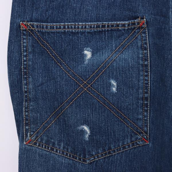 Cavaricci salopette di jeans custom denim taglia S donna