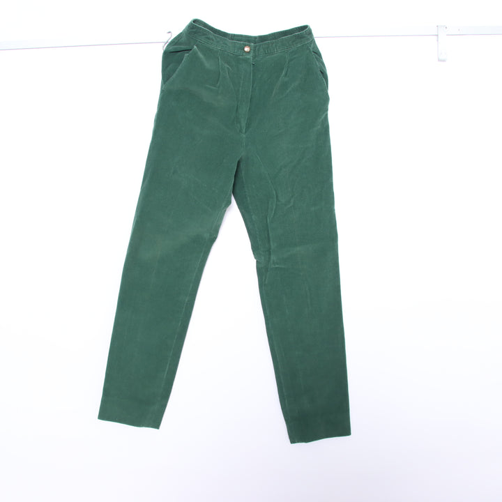 Cerruti 1881 Jeans in Velluto Verde Taglia 42 Donna