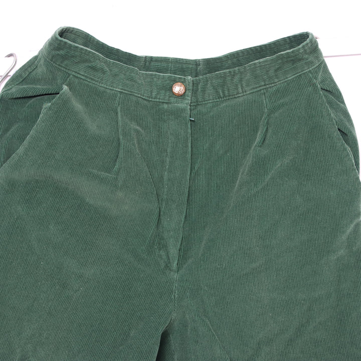 Cerruti 1881 Jeans in Velluto Verde Taglia 42 Donna