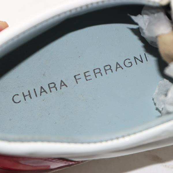 Chiara Ferragni sneakers slip on bianca EU 37 donna