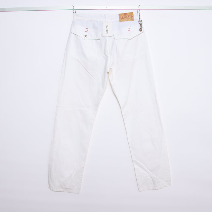 D&G confort fit jeans bianco W36 uomo