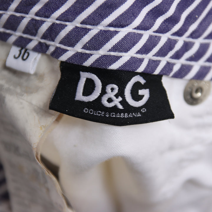 D&G confort fit jeans bianco W36 uomo